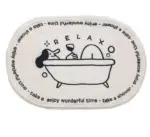 Minimalist Japanese Cartoon Funny Bath Mat