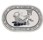 Minimalist Japanese Cartoon Funny Bath Mat