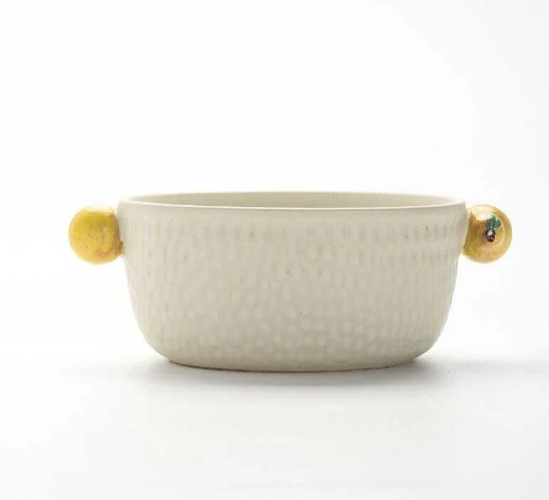 Minimalist Japanese Ceramic Salad Bowl -