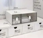 Minimalist Kawaii Bunny Drawer Desktop Organizer