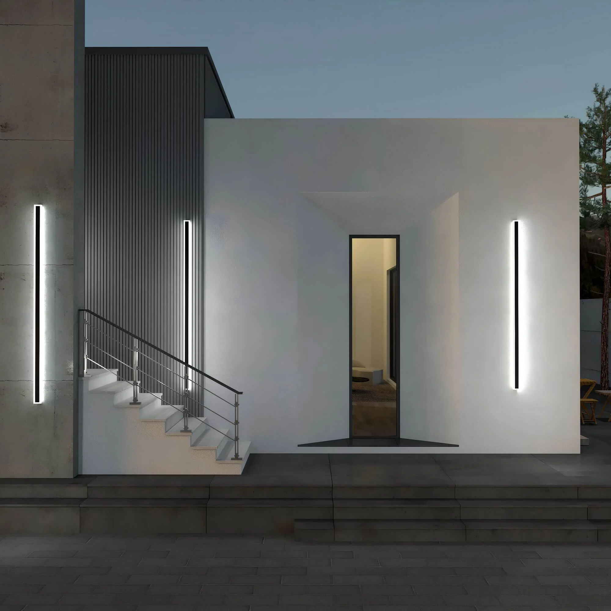 Minimalist Linear Wall Lamp Minimalistische Lineare Wandleuchte 11
