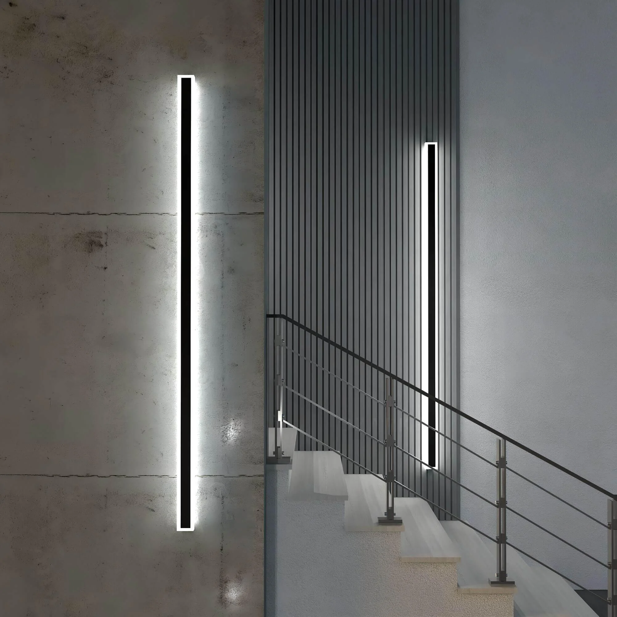 Minimalist Linear Wall Lamp Minimalistische Lineare Wandleuchte 12