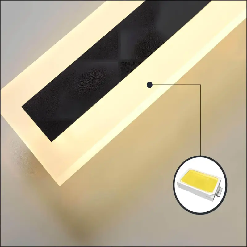 Minimalist Linear Wall Lamp Minimalistische Lineare Wandleuchte