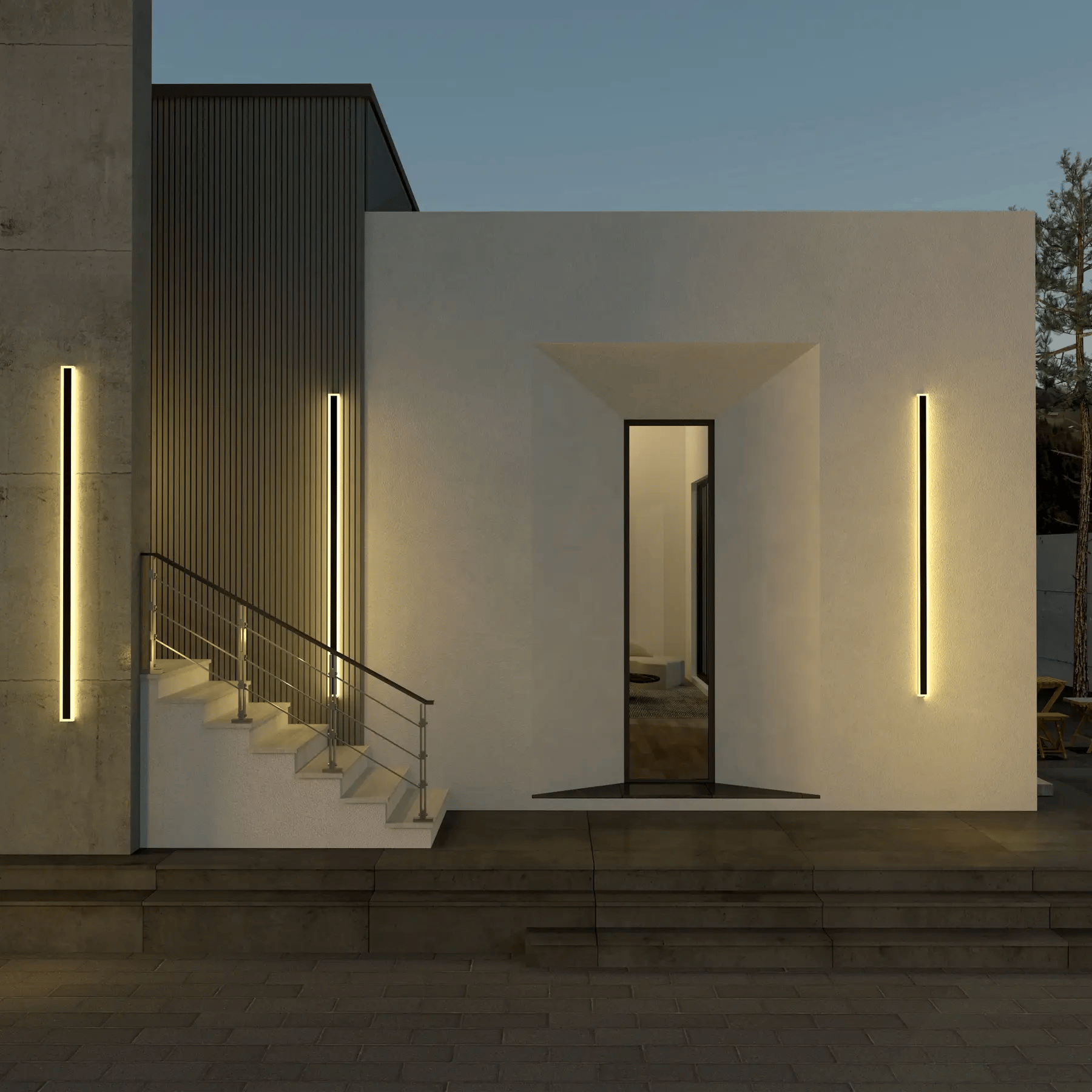 Minimalist Linear Wall Lamp Minimalistische Lineare Wandleuchte 2