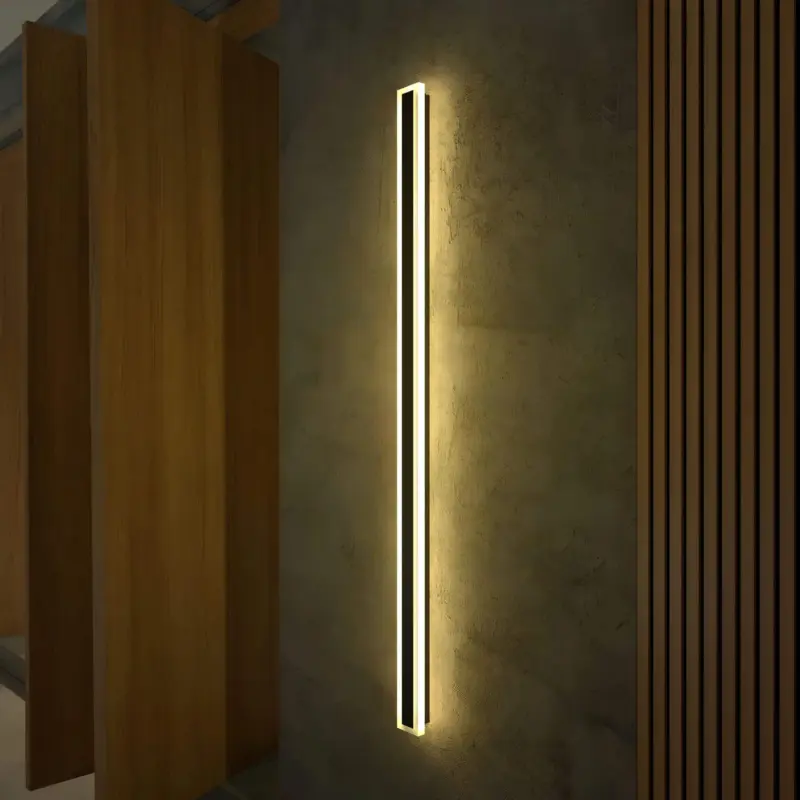 Minimalist Linear Wall Lamp Minimalistische Lineare Wandleuchte