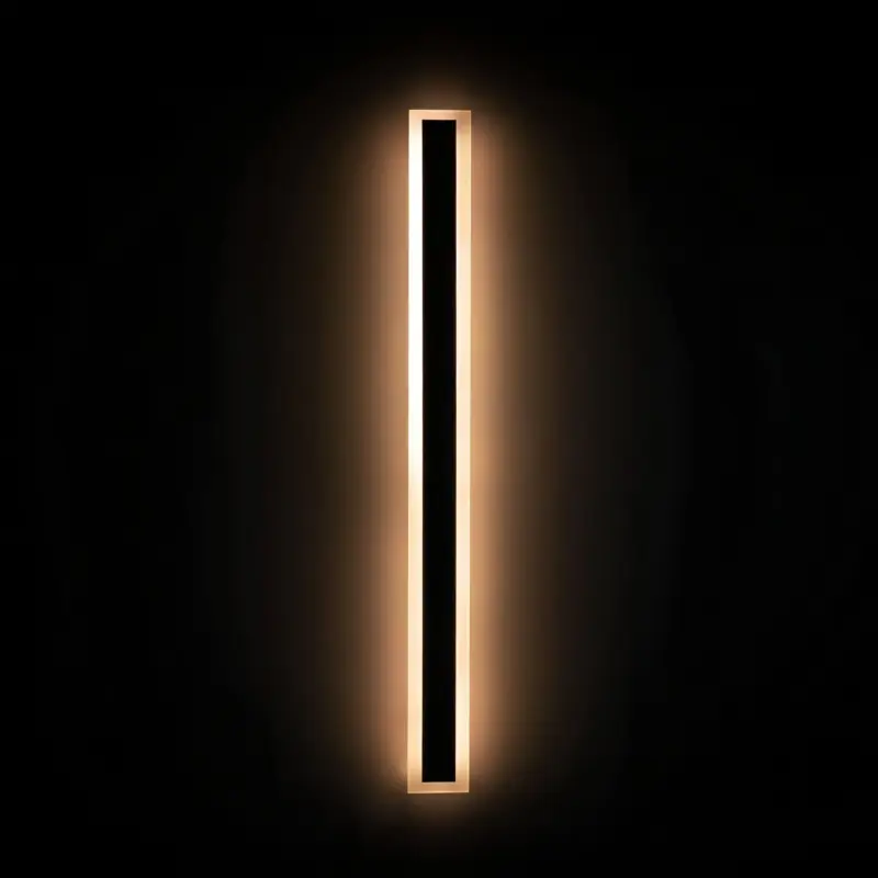 Minimalist Linear Wall Lamp Minimalistische Lineare Wandleuchte