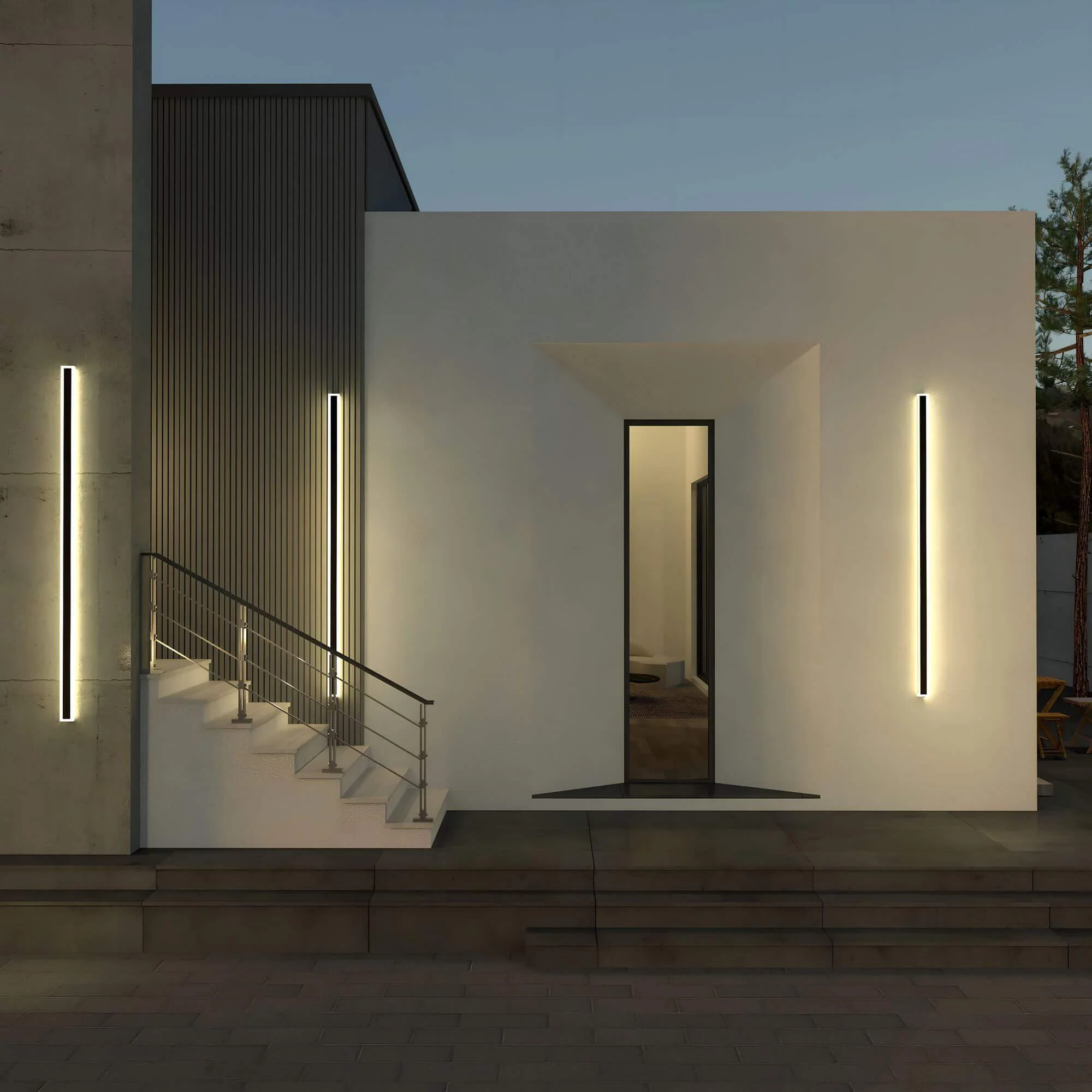 Minimalist Linear Wall Lamp Minimalistische Lineare Wandleuchte 7