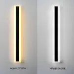 Minimalist Linear Wall Lamp Minimalistische Lineare Wandleuchte warm