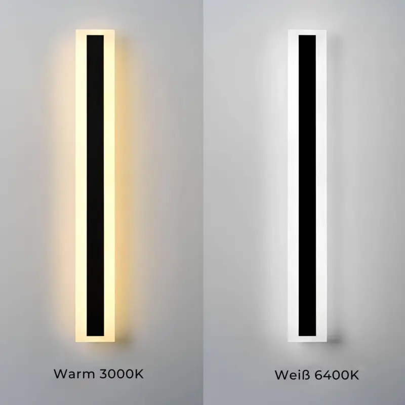 Minimalist Linear Wall Lamp Minimalistische Lineare Wandleuchte warm