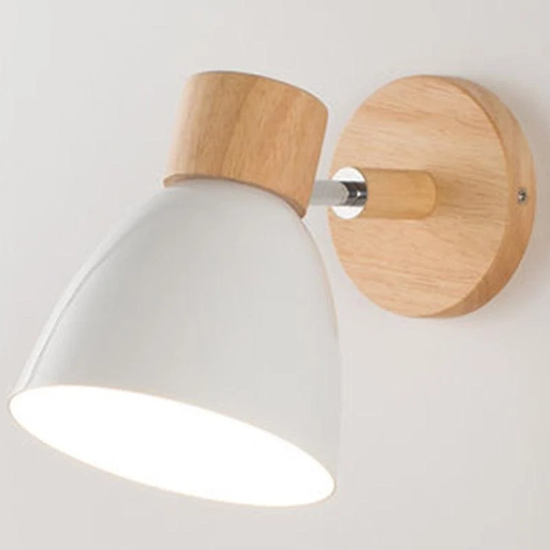 Minimalist Linear Wooden Wall Lamp -