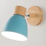 Minimalist Linear Wooden Wall Lamp