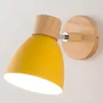 Minimalist Linear Wooden Wall Lamp