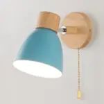 Minimalist Linear Wooden Wall Lamp
