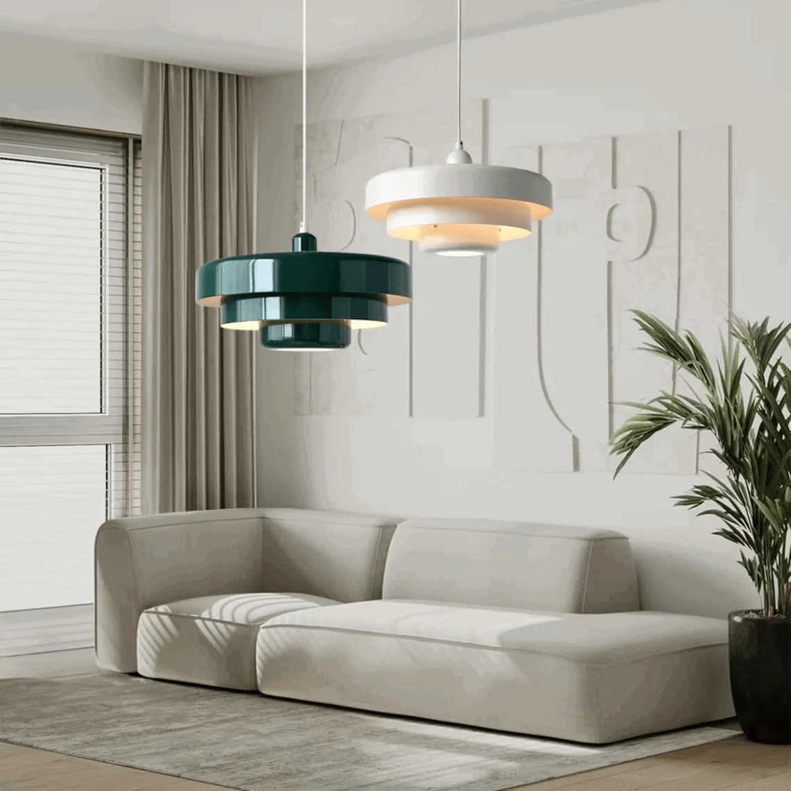 Minimalist Metal Pendant Light Chandelier -