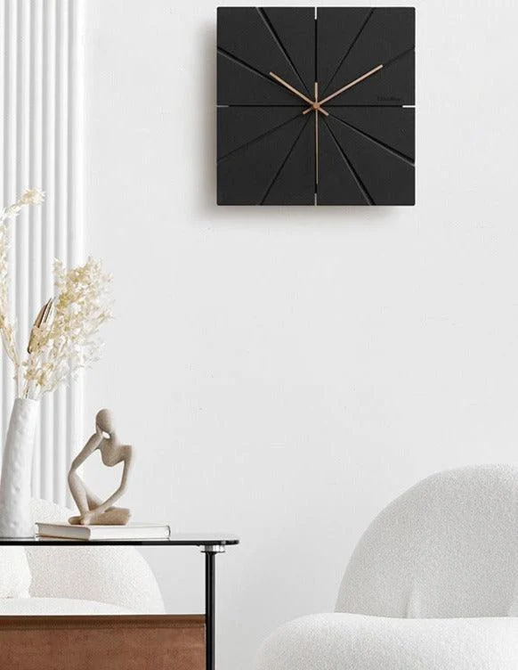 Minimalist Modern Silent Wall Decorative Clock for Livingroom -