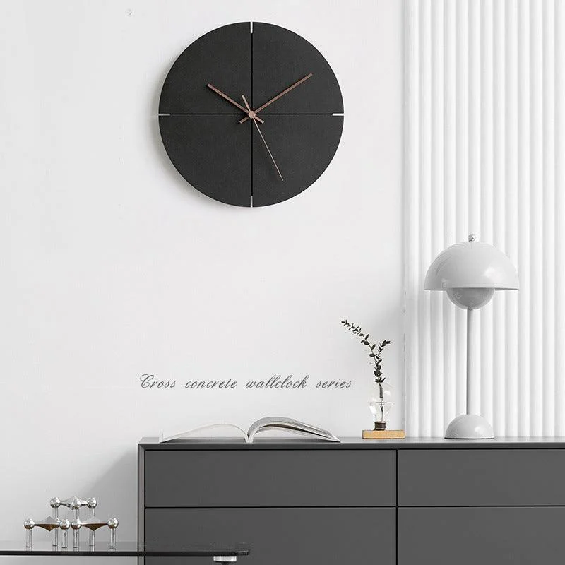 Minimalist Modern Silent Wall Decorative Clock for Livingroom -