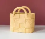 Minimalist Pastel Ceramic Handbag Vase