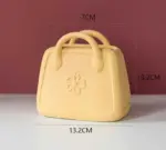 Minimalist Pastel Ceramic Handbag Vase