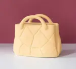 Minimalist Pastel Ceramic Handbag Vase