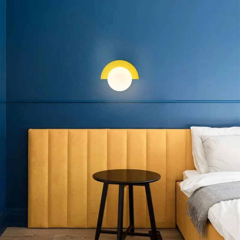 Minimalist Pastel Glass Ball Lamp -