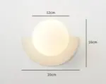 Minimalist Pastel Glass Ball Lamp