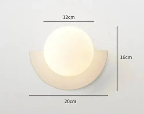 Minimalist Pastel Glass Ball Lamp -