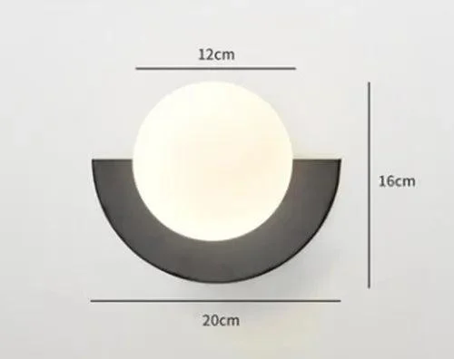 Minimalist Pastel Glass Ball Lamp -