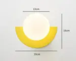 Minimalist Pastel Glass Ball Lamp