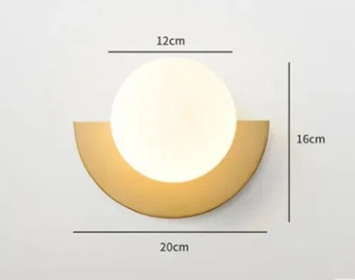 Minimalist Pastel Glass Ball Lamp -