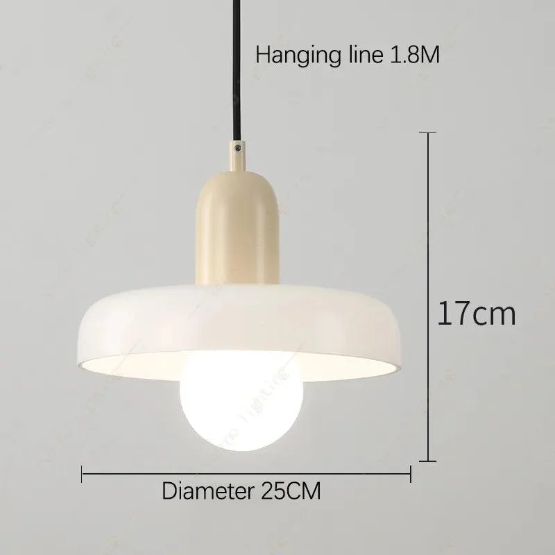 Minimalist Pastel Milk Glass Penadant Light -