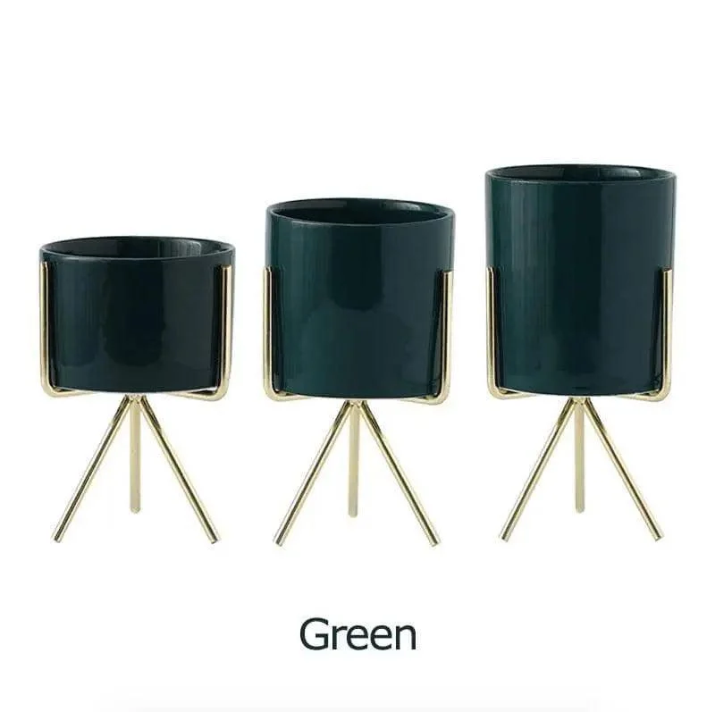 Minimalist Plant Pot Set - Stylish & Chic Home Decoration -