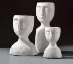 Minimalist Resin Goddess Female Head Planter