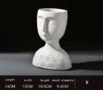 Minimalist Resin Goddess Female Head Planter