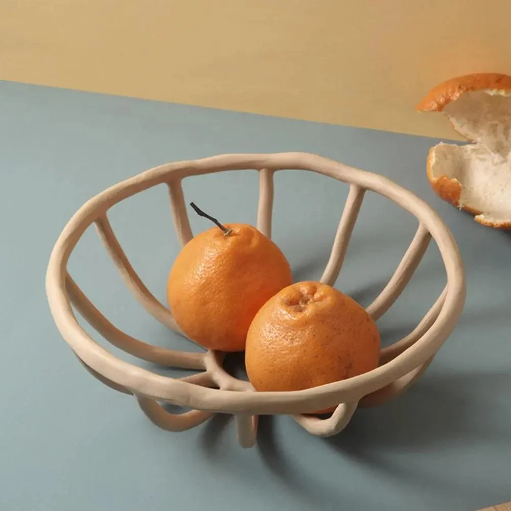 Minimalist Resin Hollow Fruit Tray -