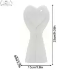 Minimalist Romantic Pottery Holding Heart Hand Vase