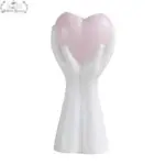 Minimalist Romantic Pottery Holding Heart Hand Vase