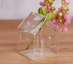 Minimalist Small House Shaped Glass Vase