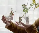 Minimalist Small House Shaped Glass Vase