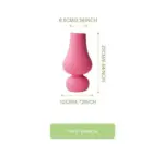 Minimalist Tulip Shaped Baby Pink Ceramic Vase