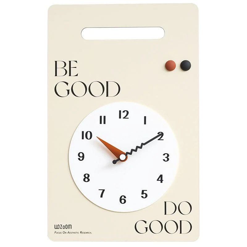 Minimalist Wall Hanging Silent Clock for Livingroom -