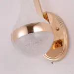 Minimalistdrop shapedLEDwalllampwith1light Homeko6