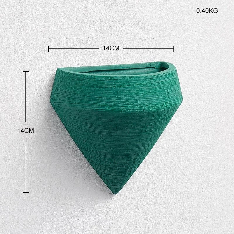 Minimalistic Color Wall Hanging Plant Vase -