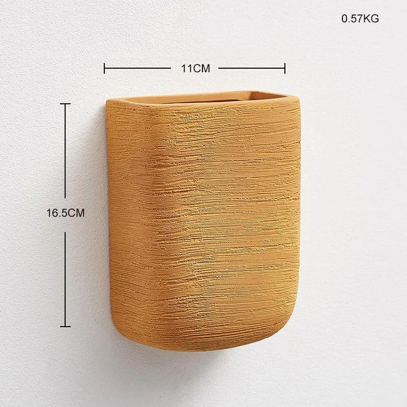Minimalistic Color Wall Hanging Plant Vase -