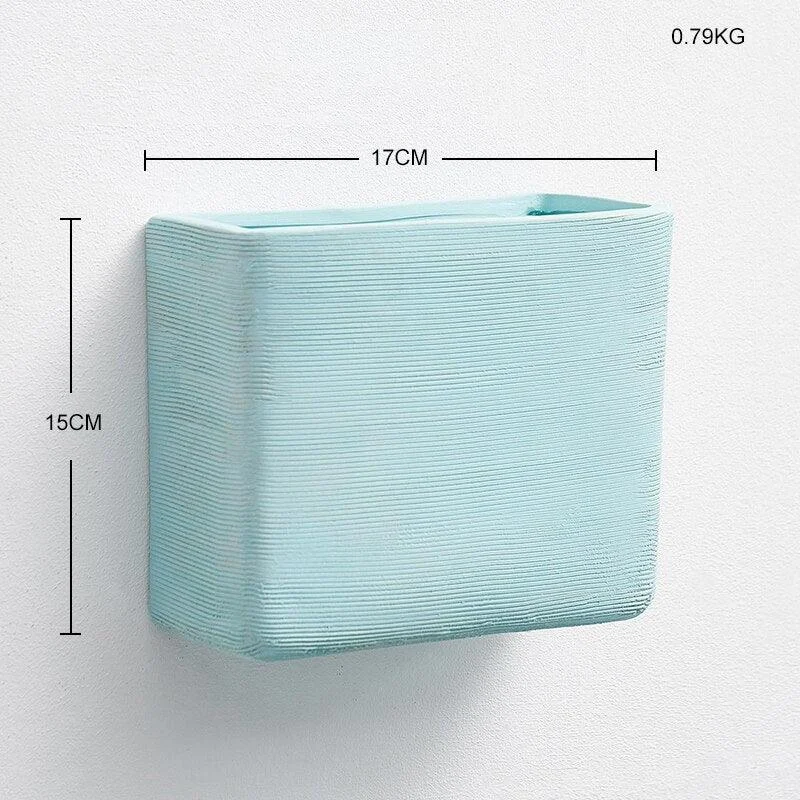 Minimalistic Color Wall Hanging Plant Vase -