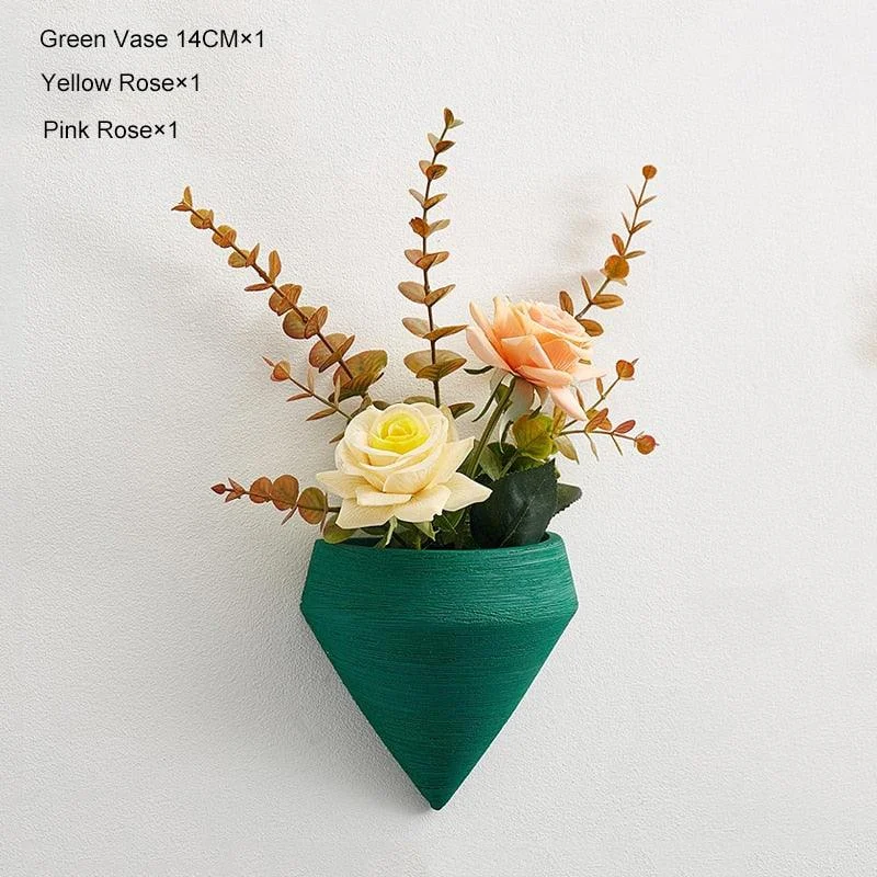 Minimalistic Color Wall Hanging Plant Vase -
