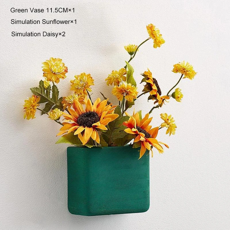 Minimalistic Color Wall Hanging Plant Vase -