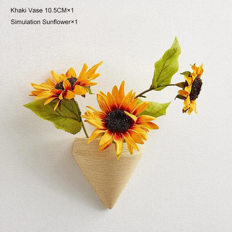 Minimalistic Color Wall Hanging Plant Vase -
