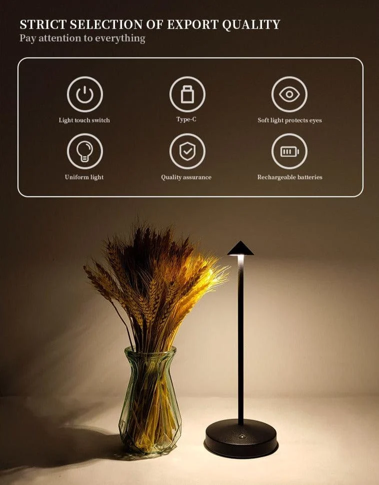 Minimalistic Cordless Touch Led Lamp -