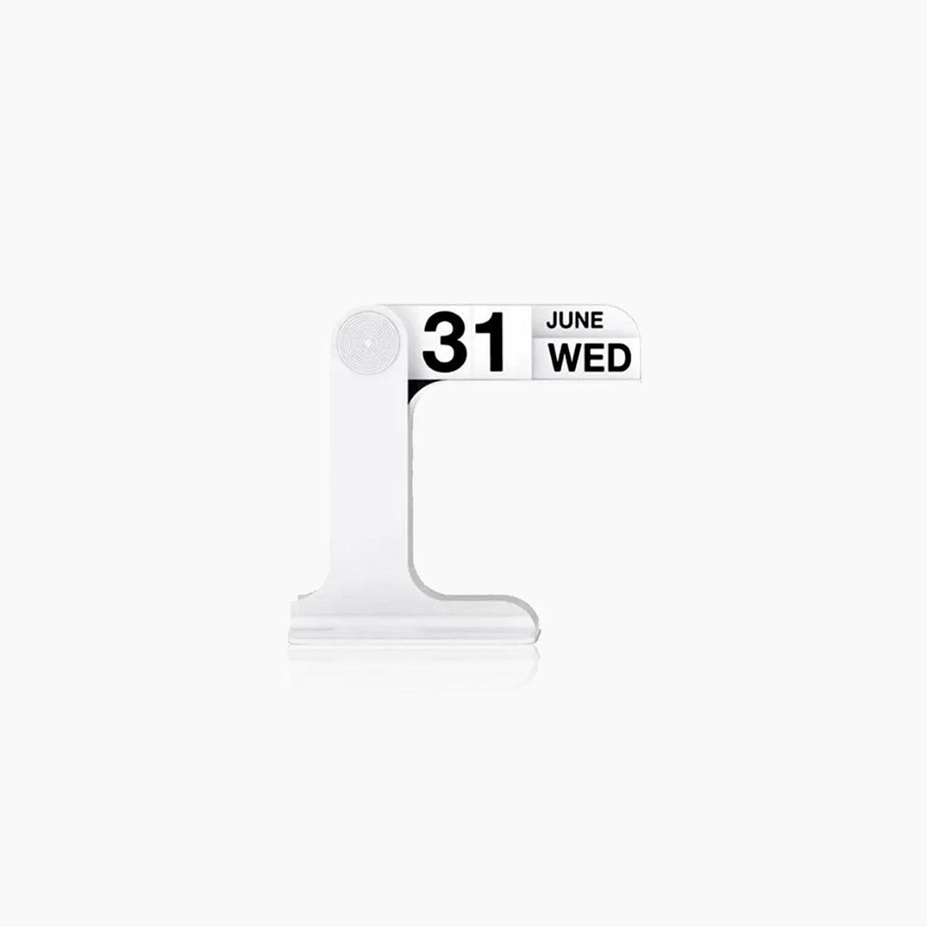 Minimalistic Desktop Black Flipping Calendar -