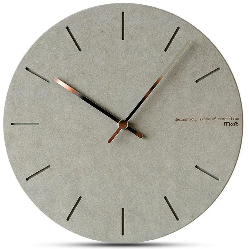 Minimalistic Simple Silent Wall Decoration Clock -